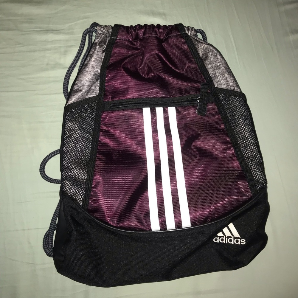 adidas pull string bag